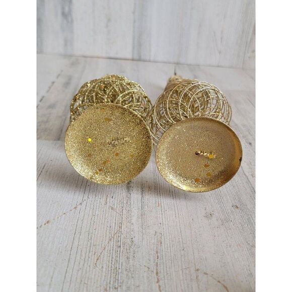 Golden tree glitter star pine xmas Home decor metal - Picture 9 of 9